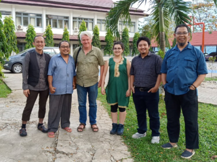 Members of the Forestry team, Sonia Nayar and Andy Grundy, with the auditor team from Mutu Agung Lestari in Borneo