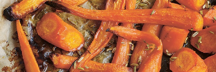 Carrots, honey and fennel