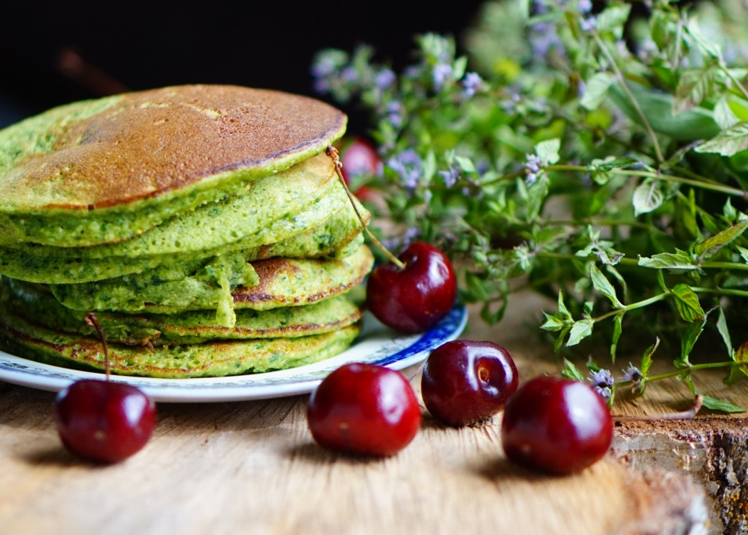 Spinach and Coconut Pancakes