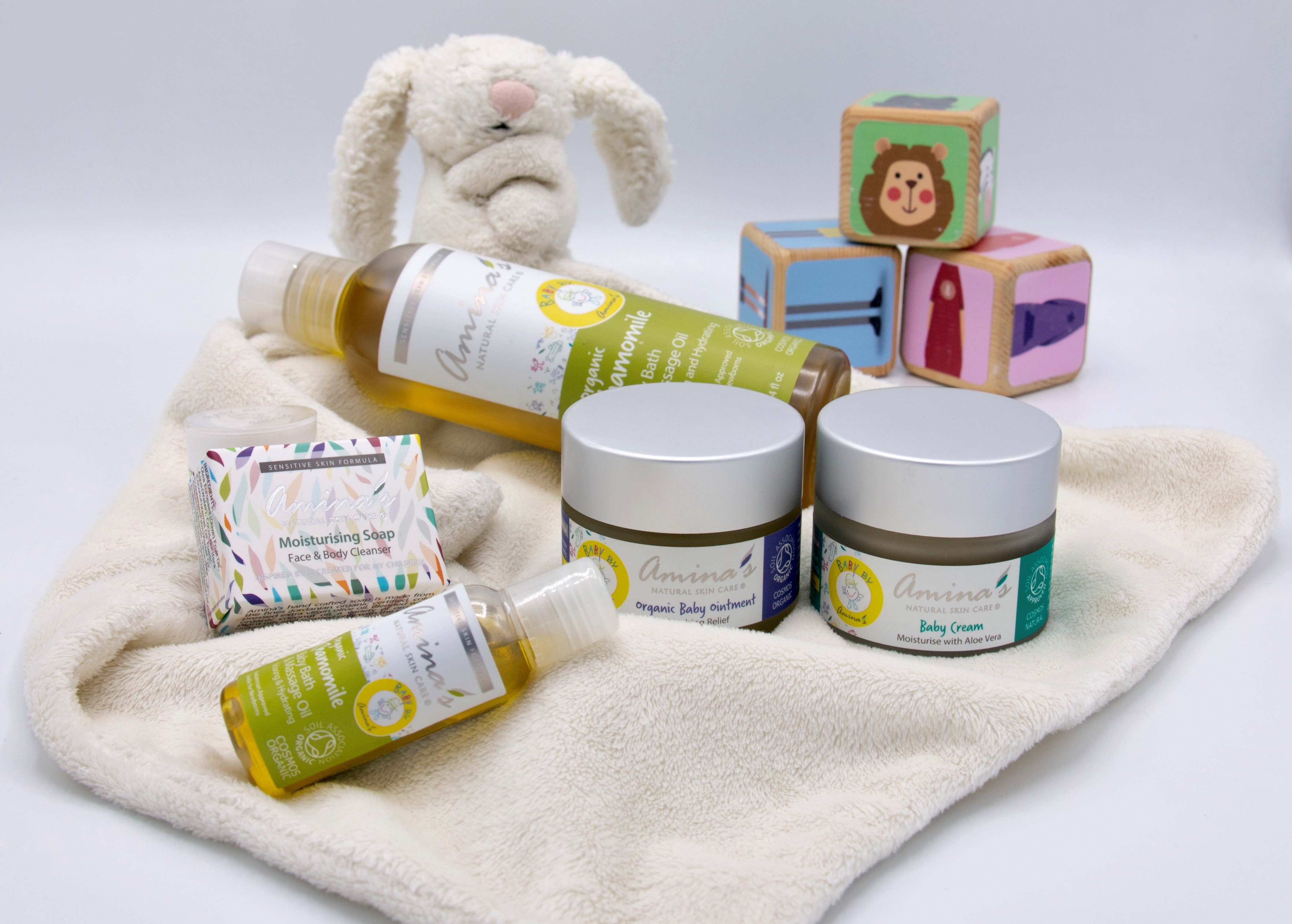 aminas skincare baby gift set