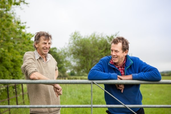 John and Paul Cherry on their Hertfordshire farm