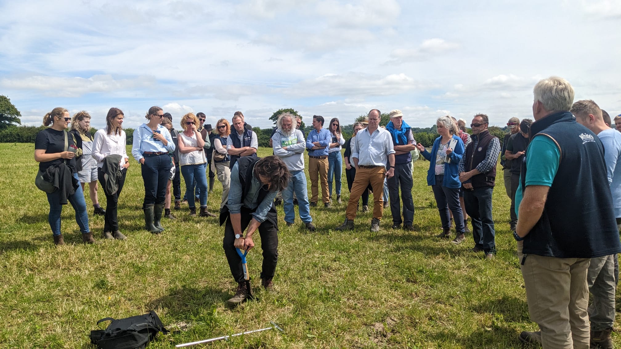 Farm walk at Godminster