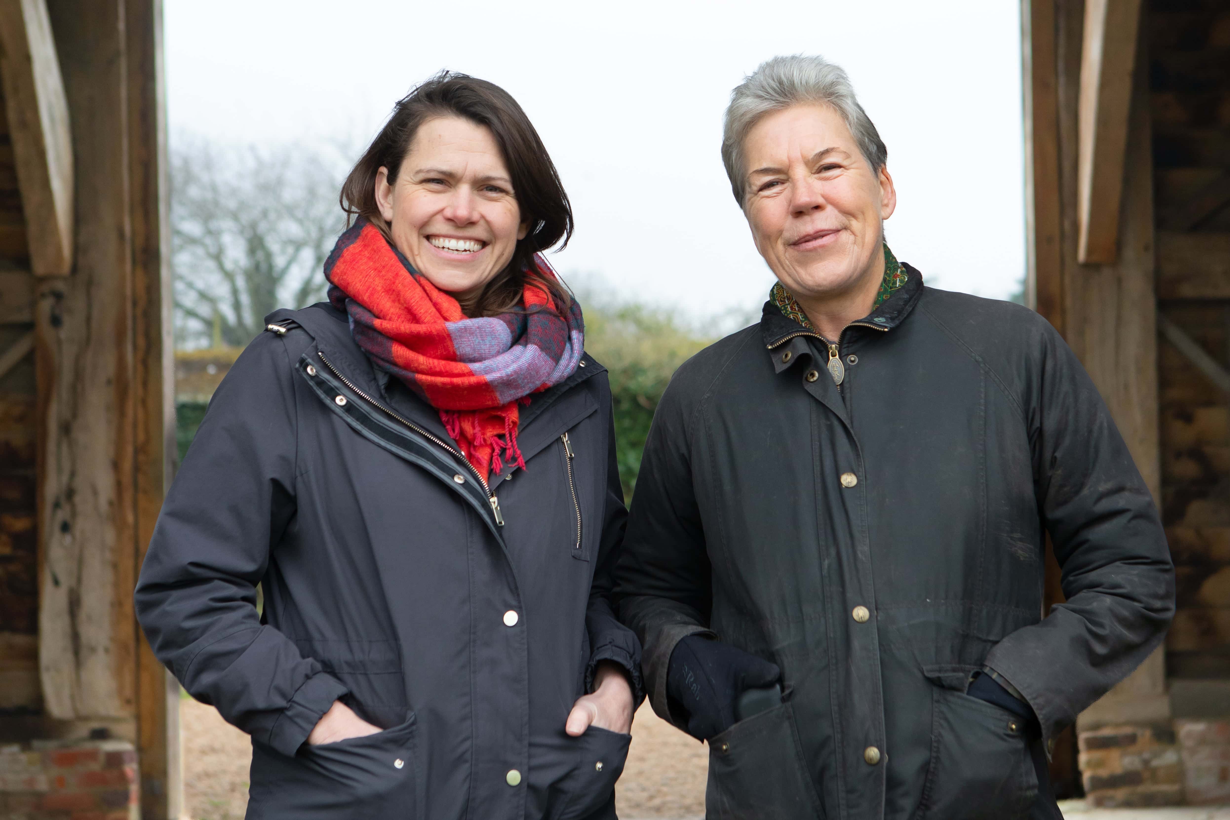 Hannah Gibson, CEO of Ocado Retail and Helen Browning, CEO of Soil Association