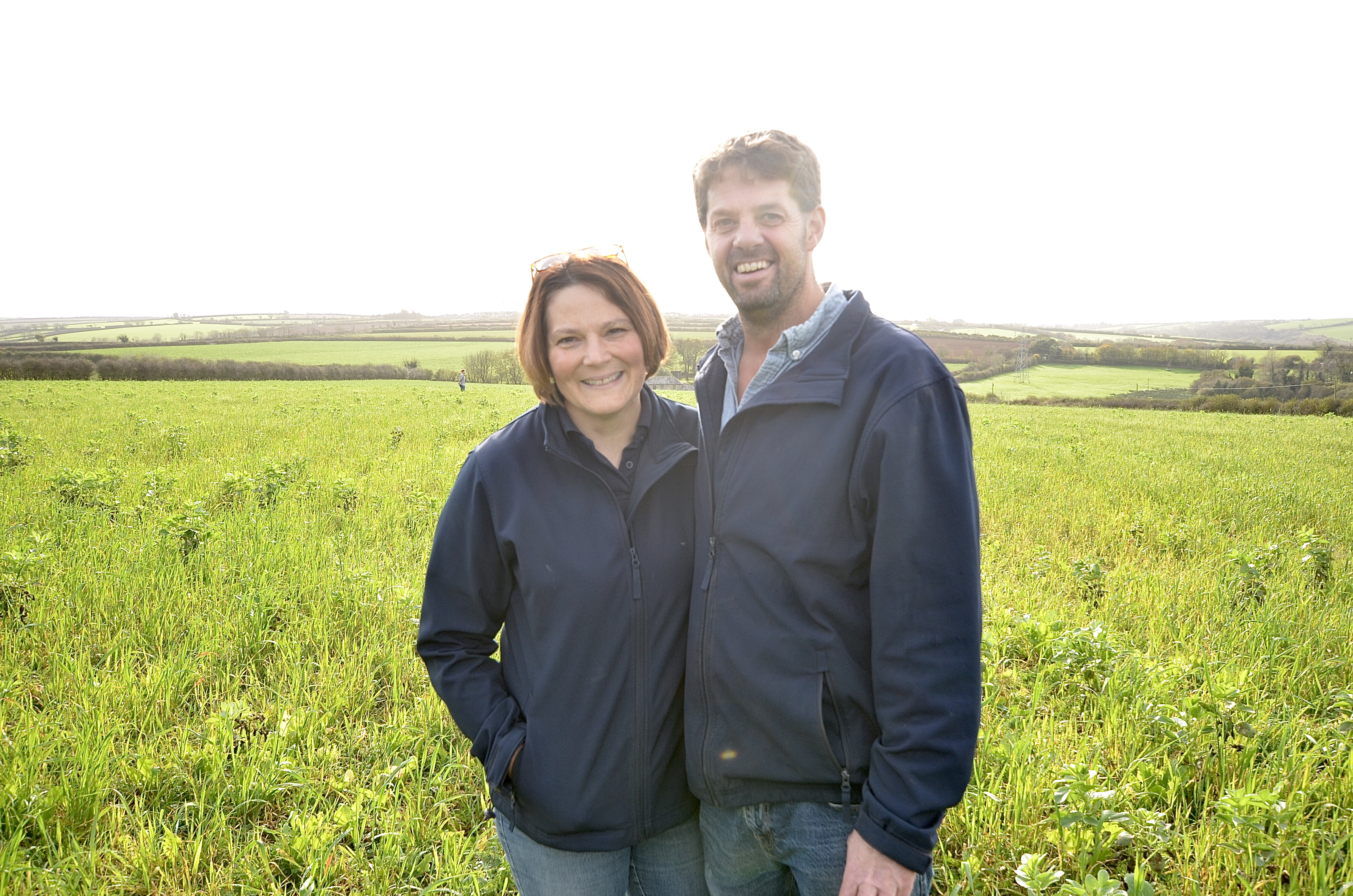 Catherine and Malcolm Barrett, Tregooden Farm